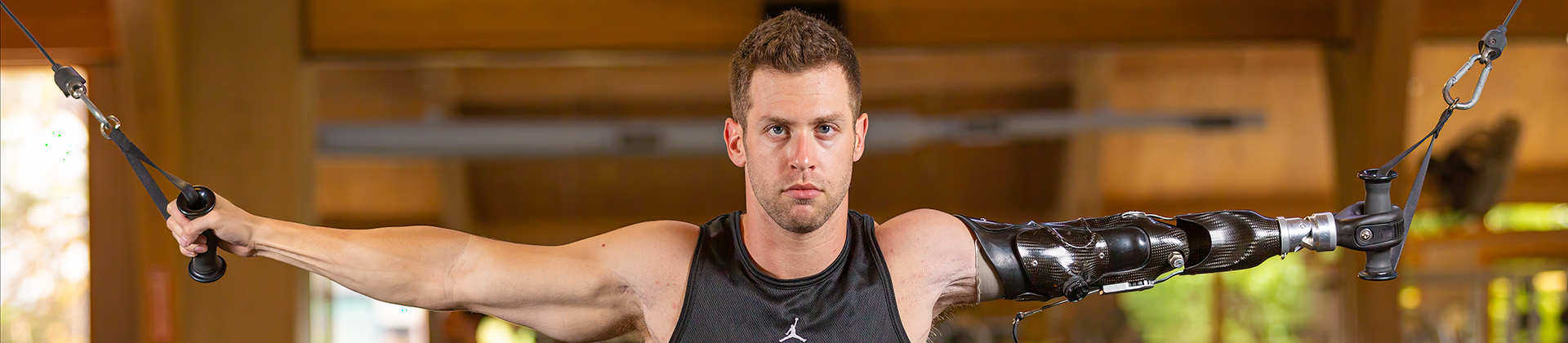 Max Okun in Gym