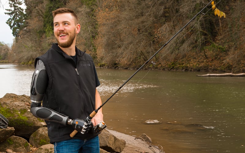 Sam Rosecrans fishing in Oregon