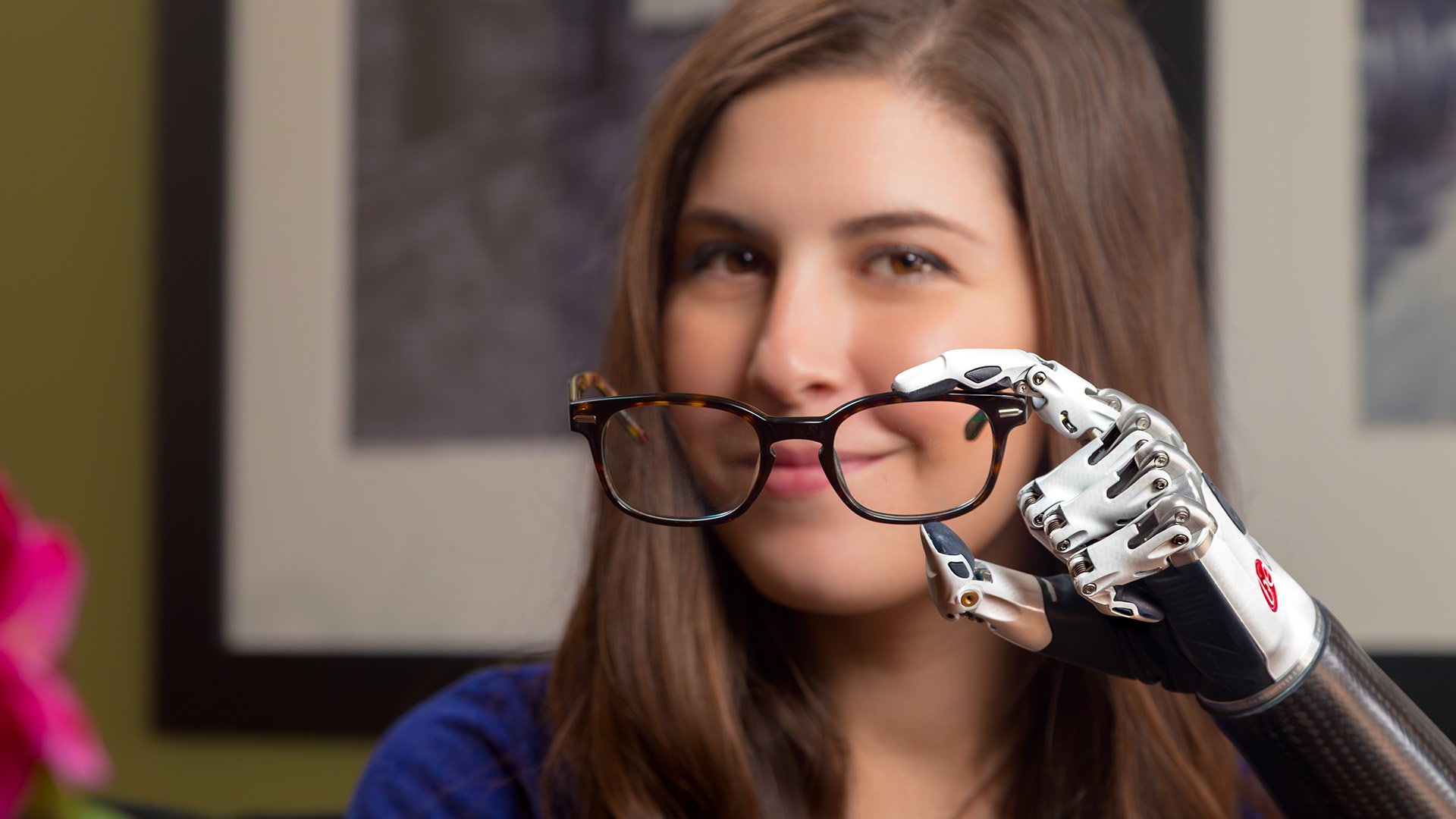 Angel with Glasses Bebionic Hand