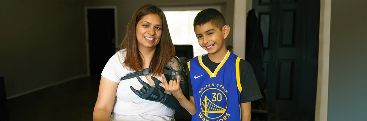 Claudia Castellanos with Son Xavier