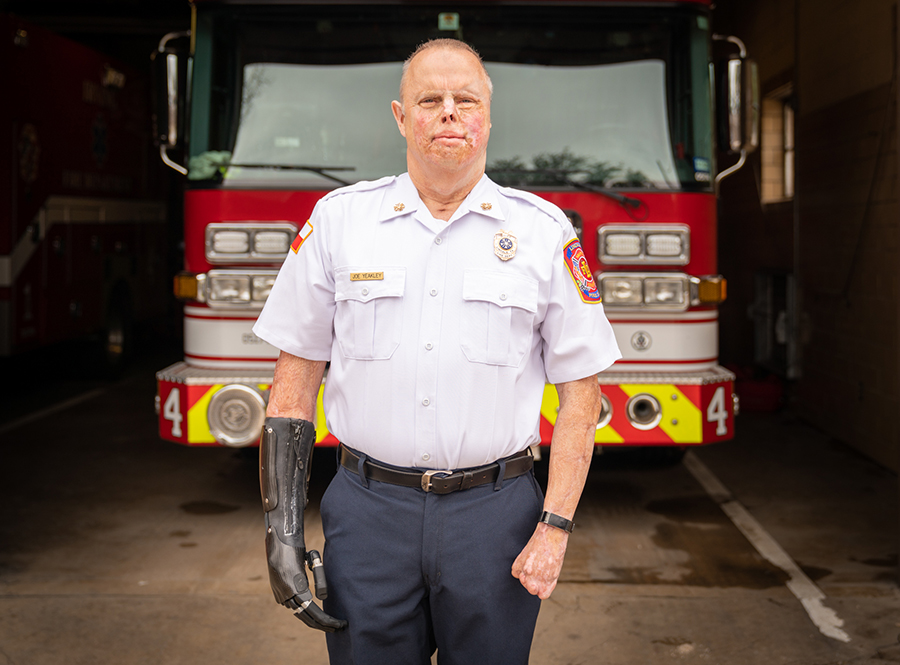 Joe at Fire Station