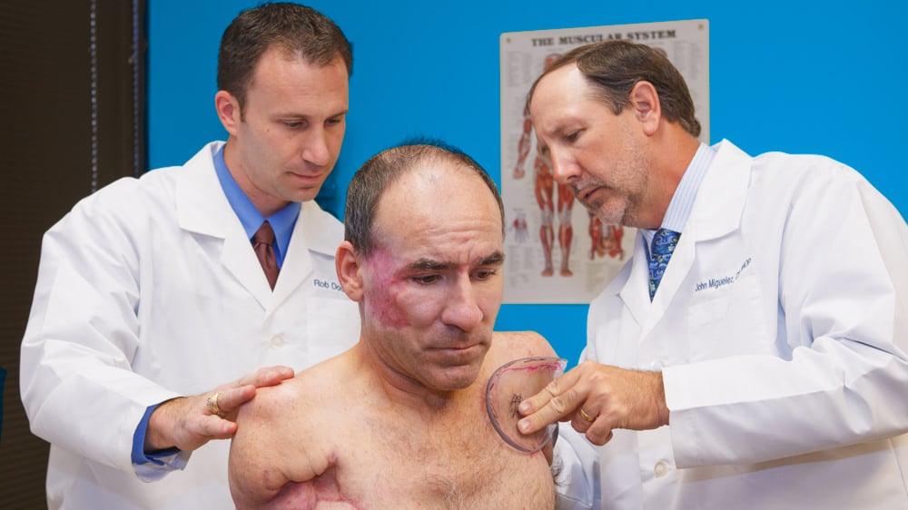 John and Rob with SL Patient