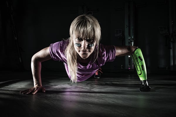 Lauren Scruggs pushup