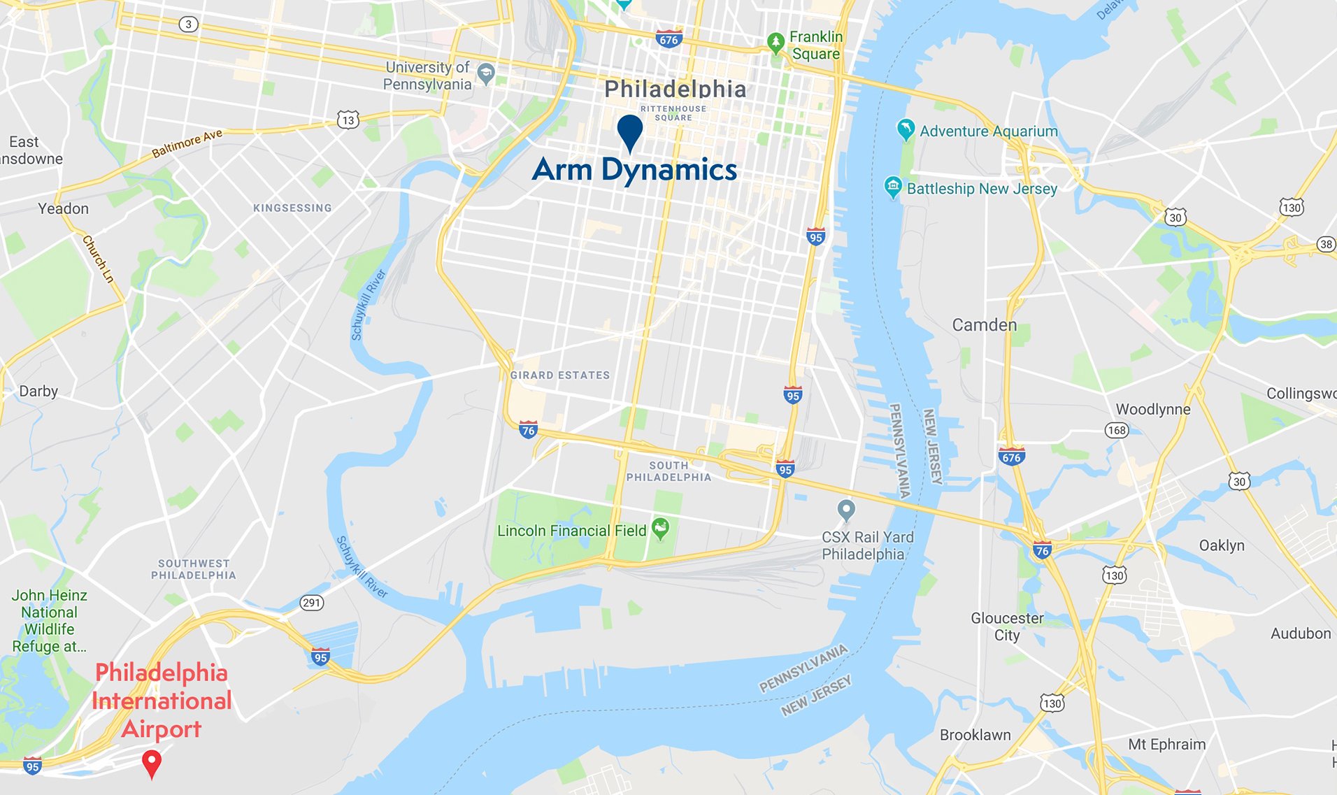 Philadelphia-Map