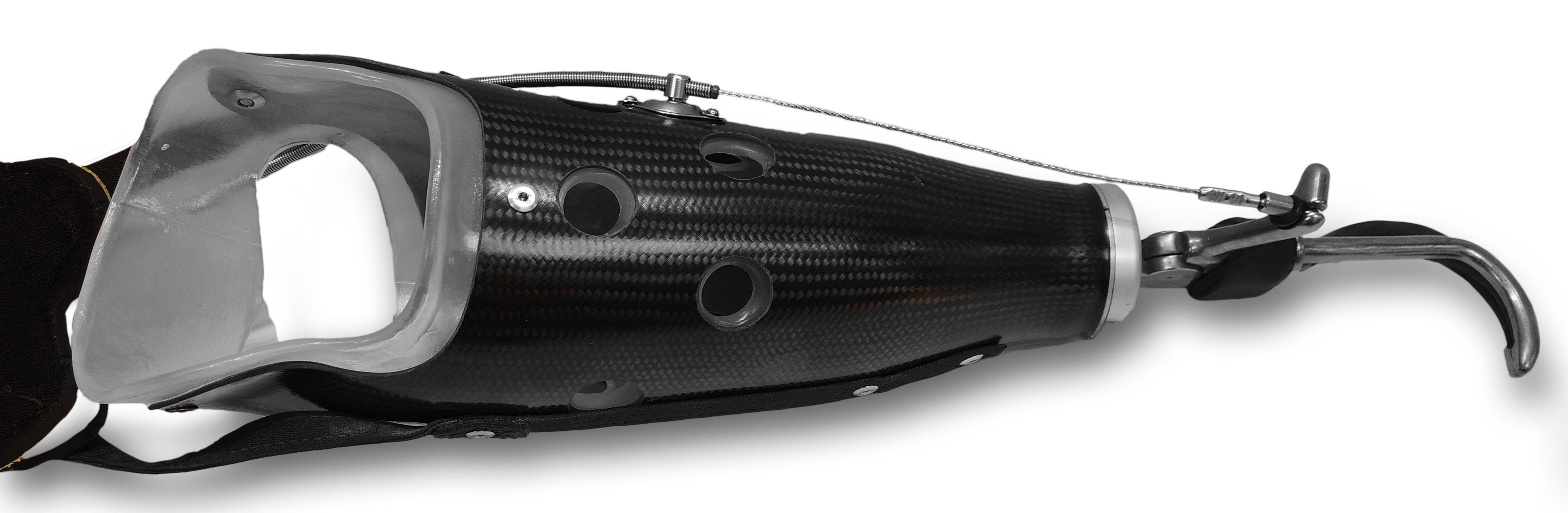 Black Logo Arm with Fan Socket