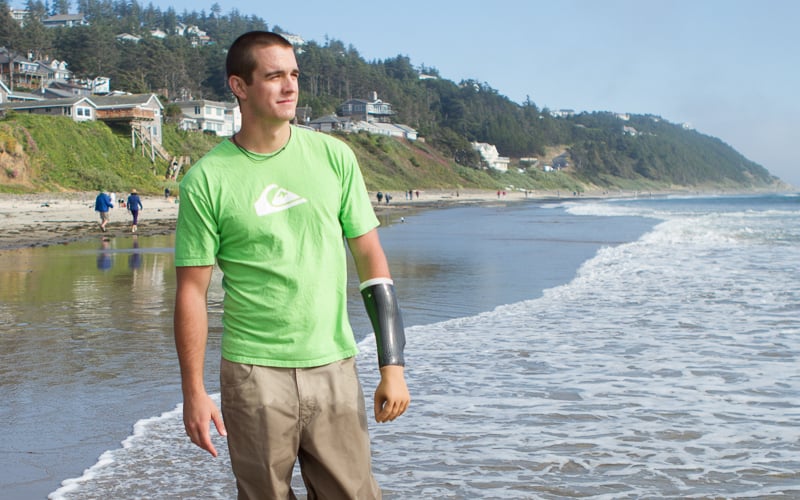 Tom Seibert on the Oregon coast