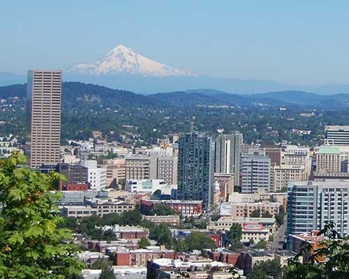 Portland Oregon Skyline