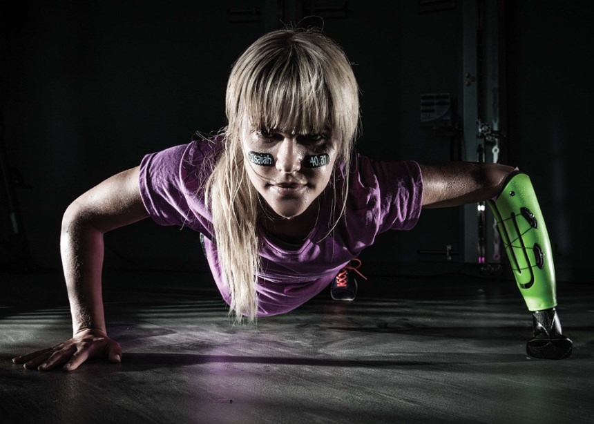 Lauren Scruggs Below Elbow Amputee Workout Activity Specific