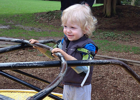 Jameson on the Playground
