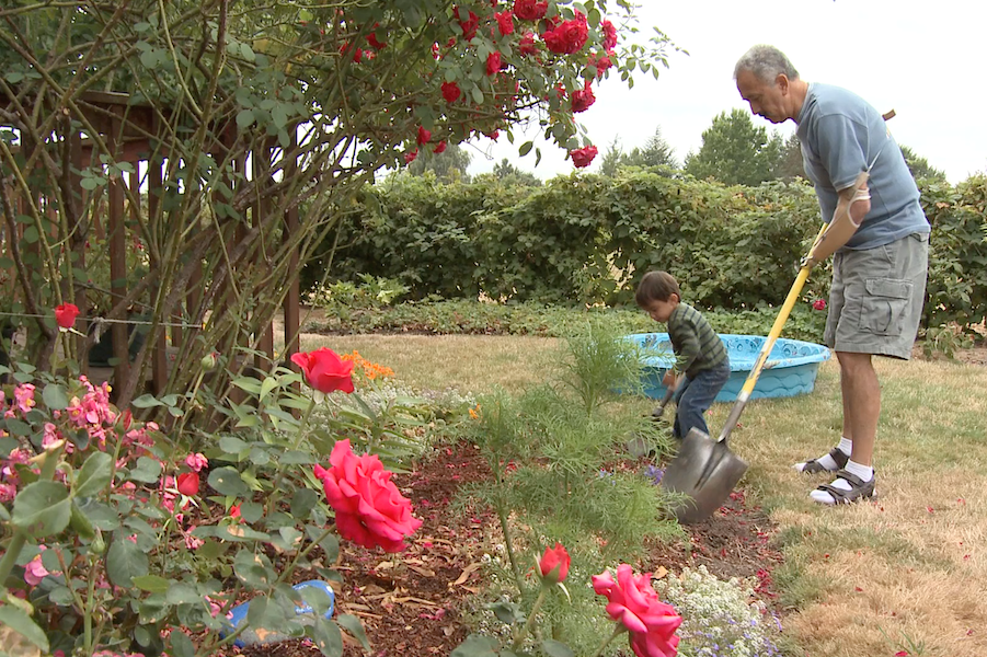 Yardwork With a Prosthesis